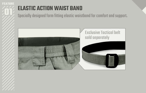 ELASTIC ACTION WAIST BAND