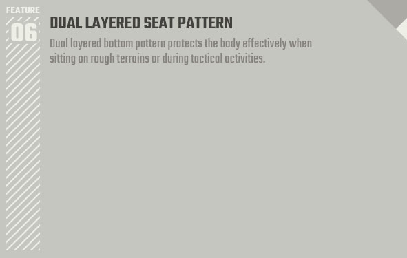 DUAL LAYERED SEAT PATTERN
